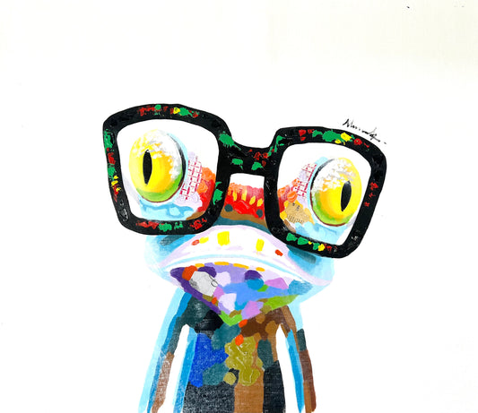 Professor Frog 20 x 24